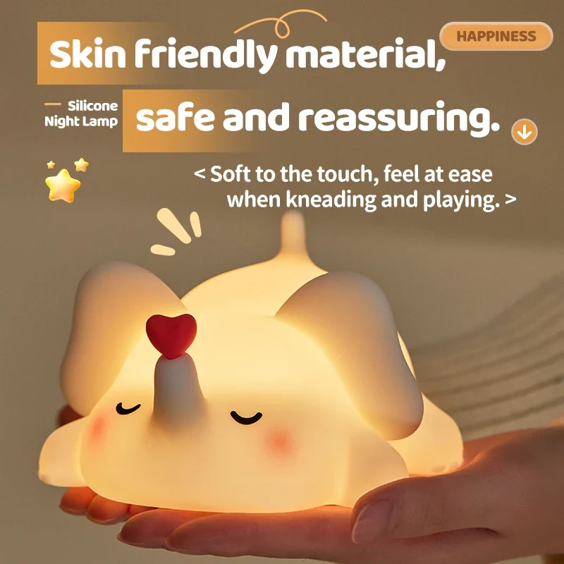 Veilleuse éléphant silicone - EleLight