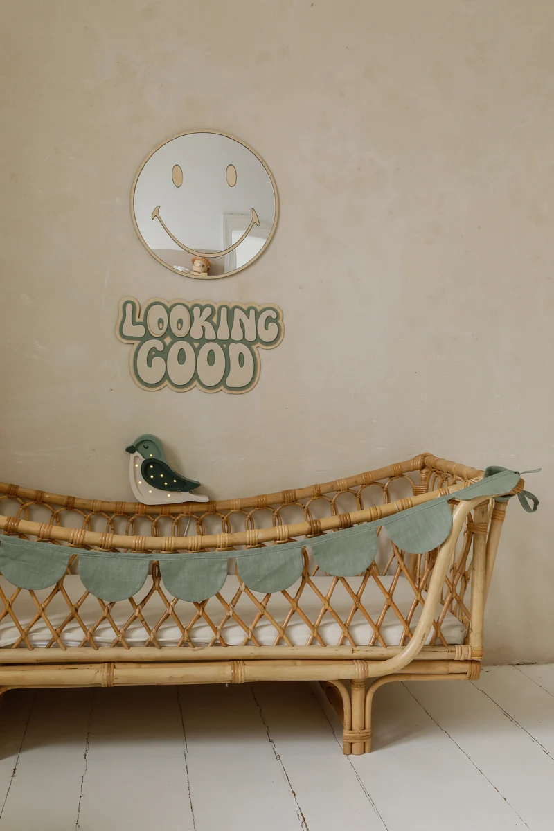 Little Lights Bird Mini Night Light | Pistachio Cream