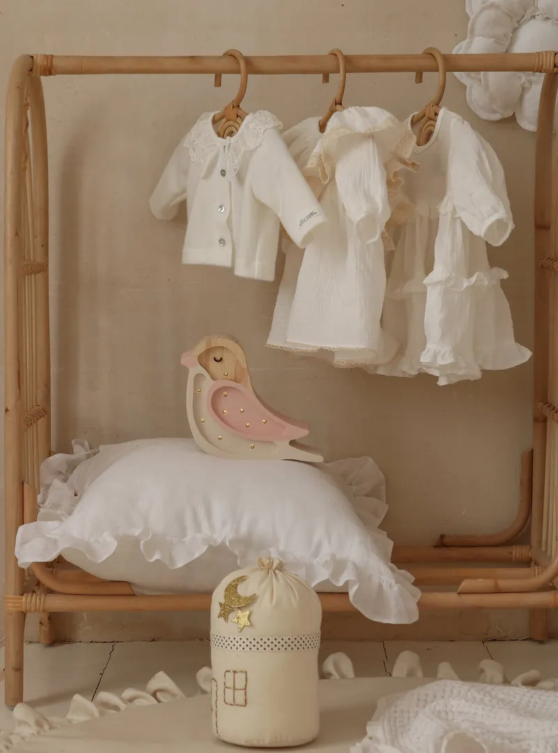 Little Lights Bird Mini Night Light | Strawberry Cream