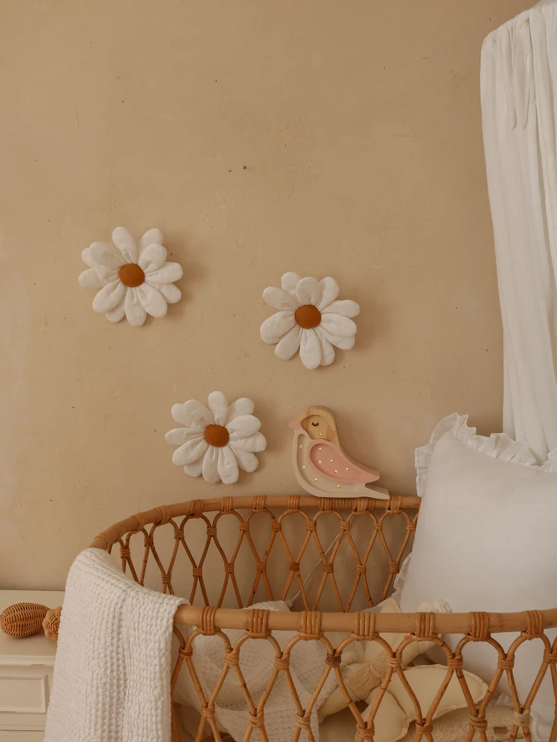 Little Lights Bird Mini Night Light | Strawberry Cream