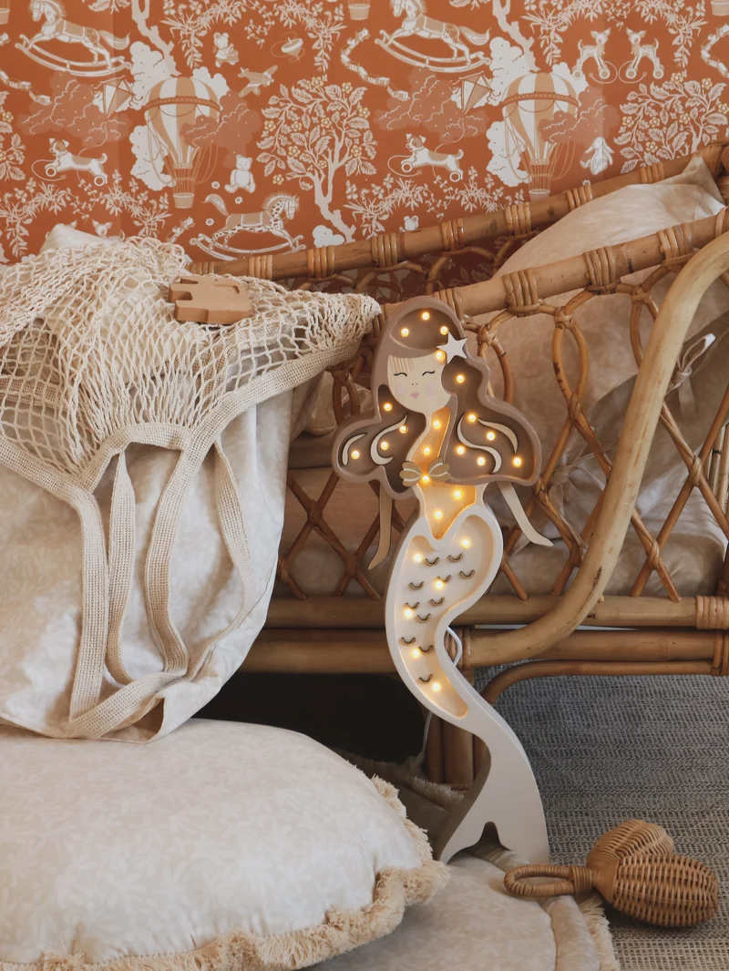 Little Lights Mermaid Night Light | Coffee