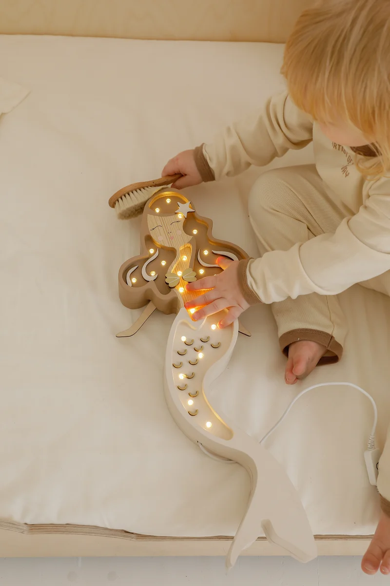 Little Lights Mermaid Night Light | Coffee