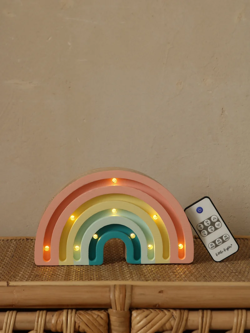 Little Lights Rainbow Mini Night Light | Pastel