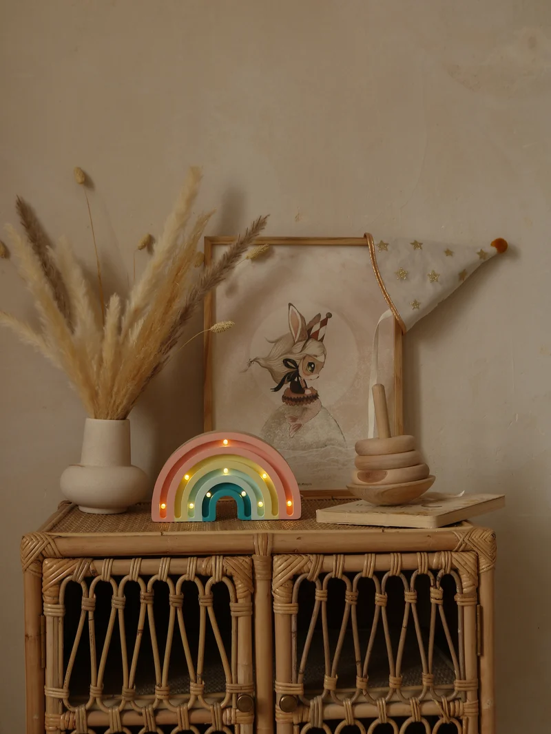 Little Lights Rainbow Mini Night Light | Pastel
