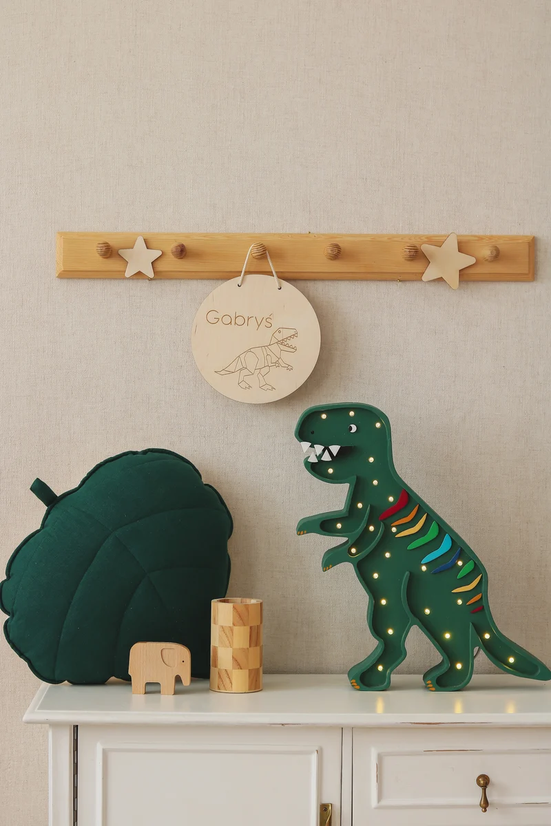 Little Lights Dino T.Rex Night Light | Rainbow Green