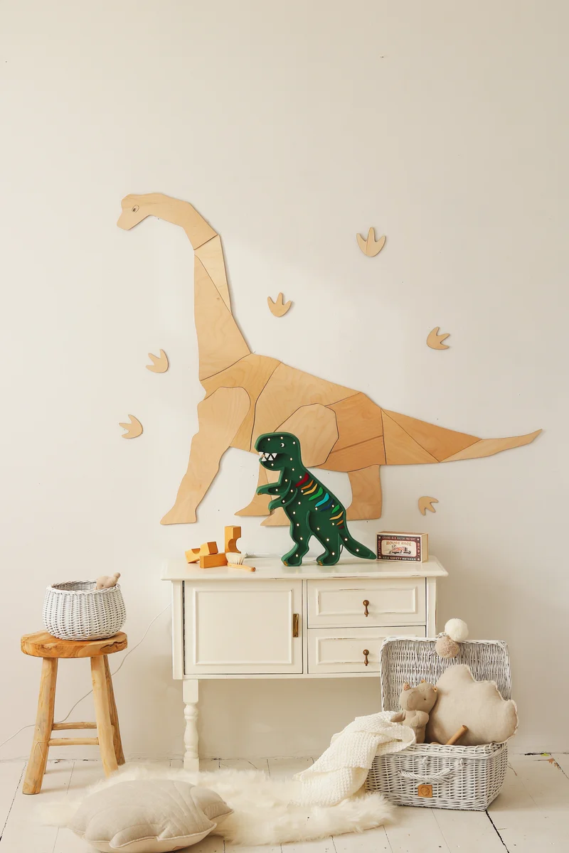 Little Lights Dino T.Rex Night Light | Rainbow Green