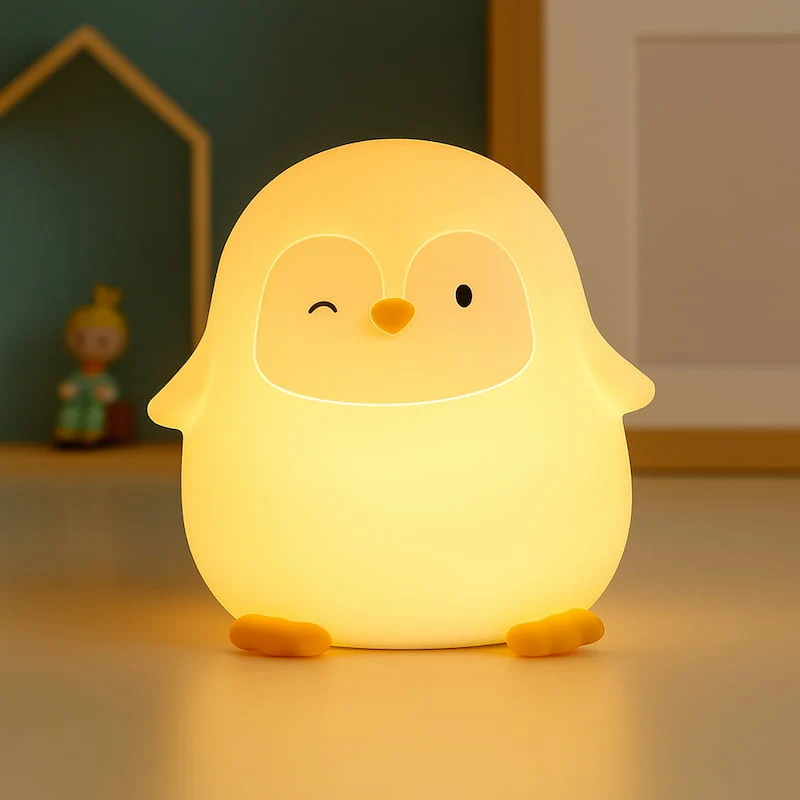 Veilleuse pingouin rechargeable - PingoRise