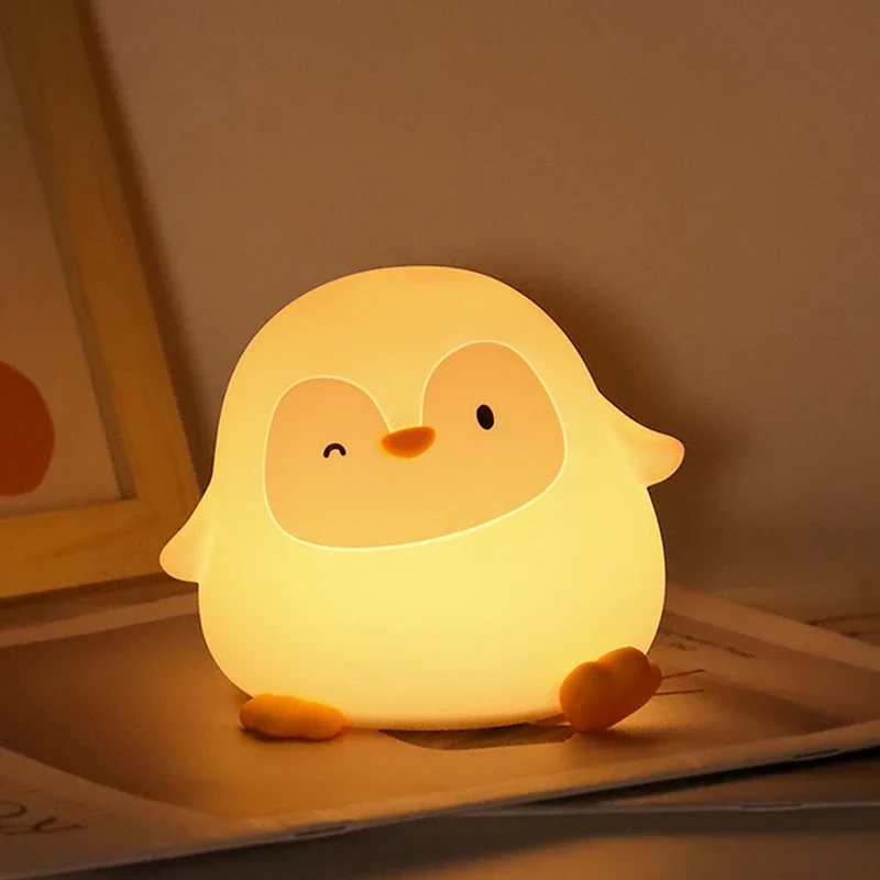 Veilleuse pingouin rechargeable - PingoRise