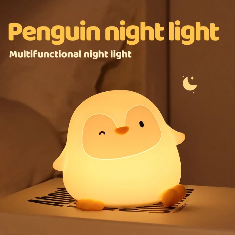 Veilleuse pingouin rechargeable - PingoRise