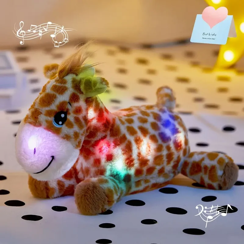 Veilleuse peluche girafe - Giraflumi