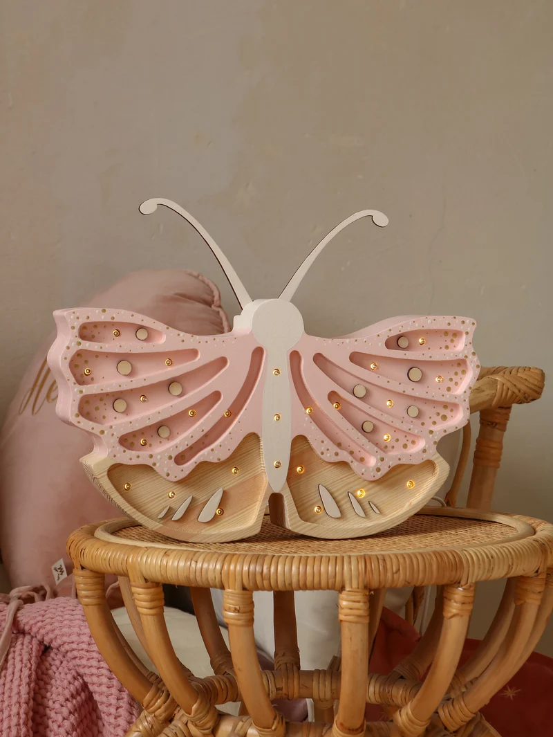 Little Lights Butterfly Night Light | Strawberry Cream