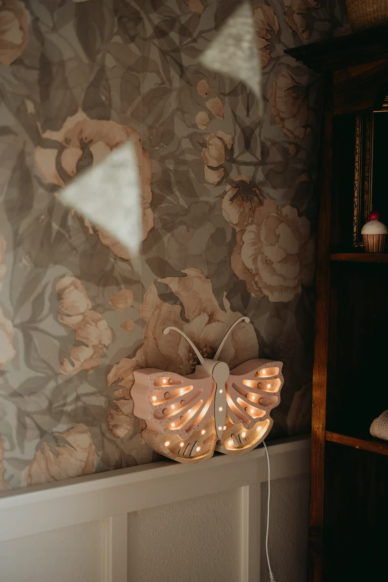 Little Lights Butterfly Night Light | Strawberry Cream