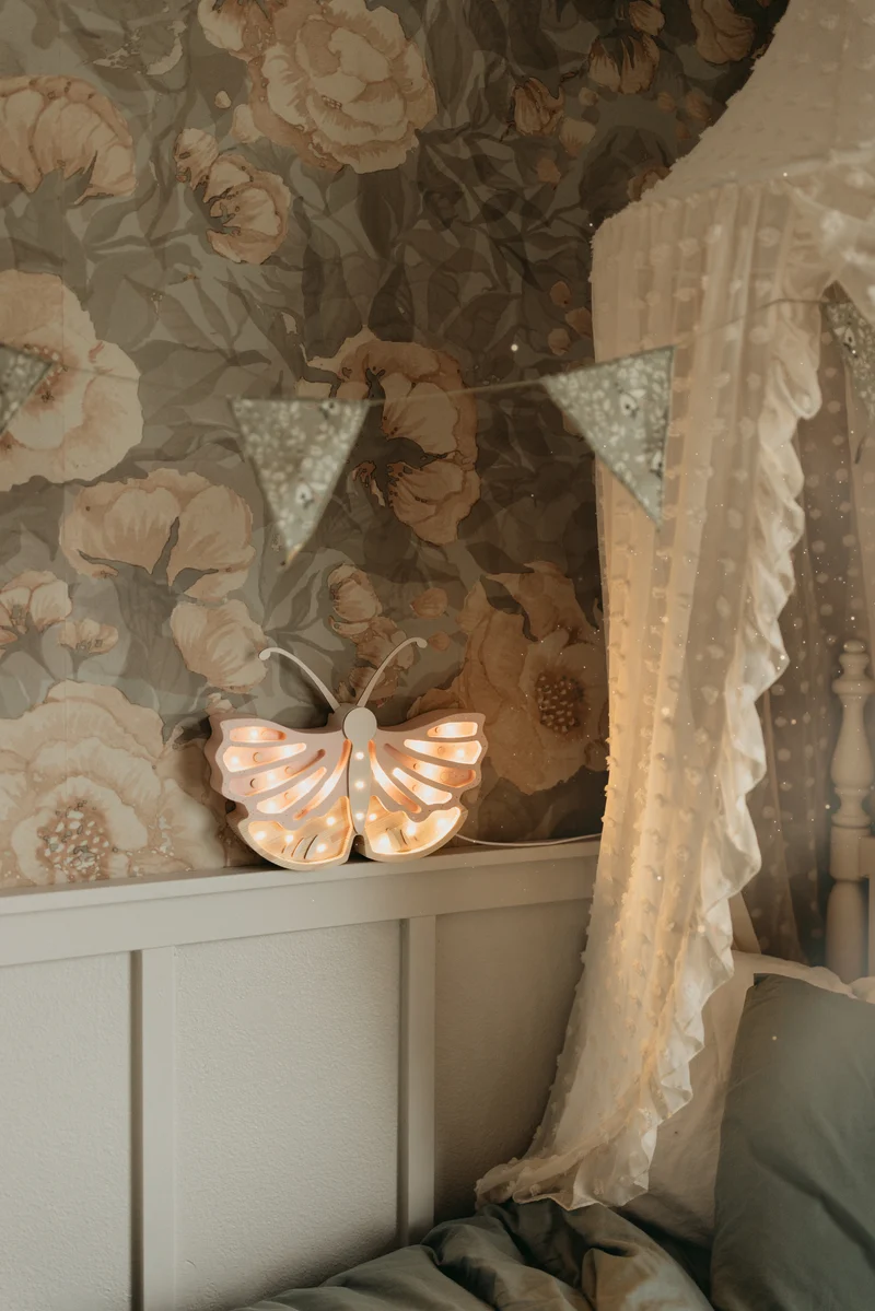 Little Lights Butterfly Night Light | Strawberry Cream