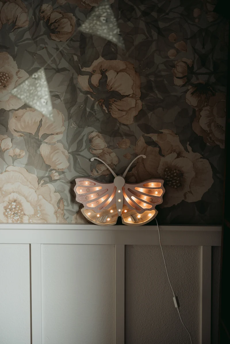 Little Lights Butterfly Night Light | Strawberry Cream