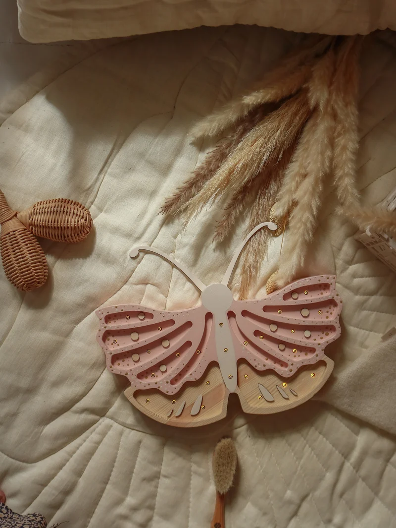 Little Lights Butterfly Night Light | Strawberry Cream