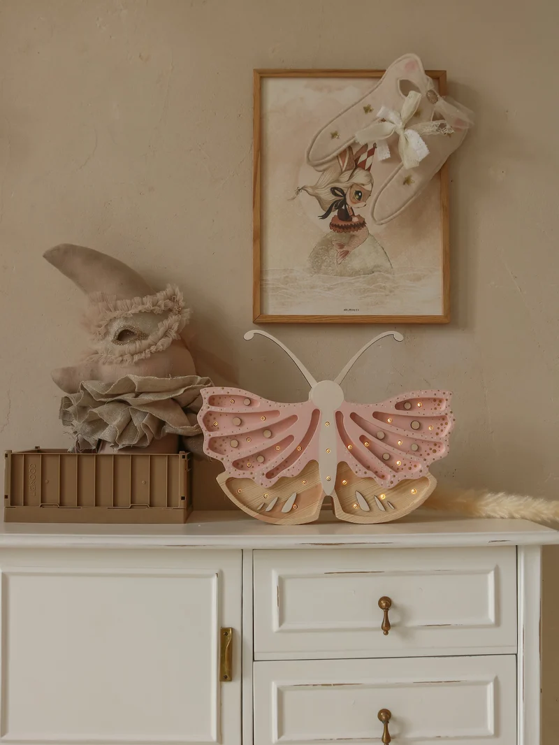 Little Lights Butterfly Night Light | Strawberry Cream