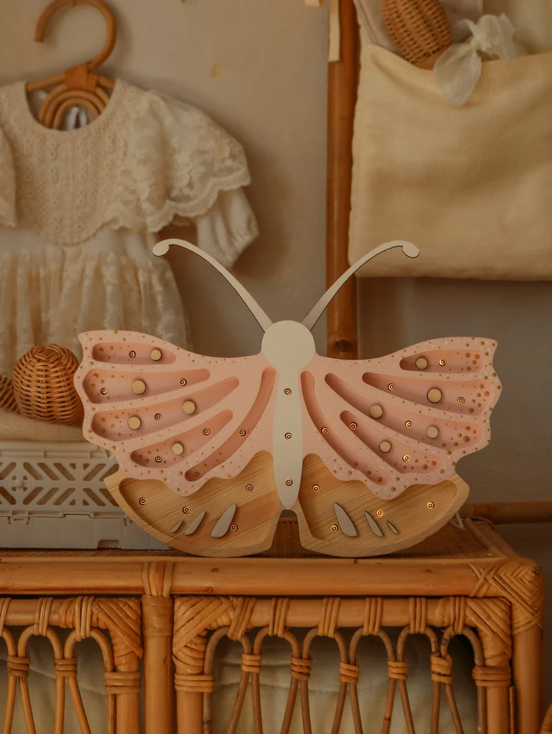 Little Lights Butterfly Night Light | Strawberry Cream