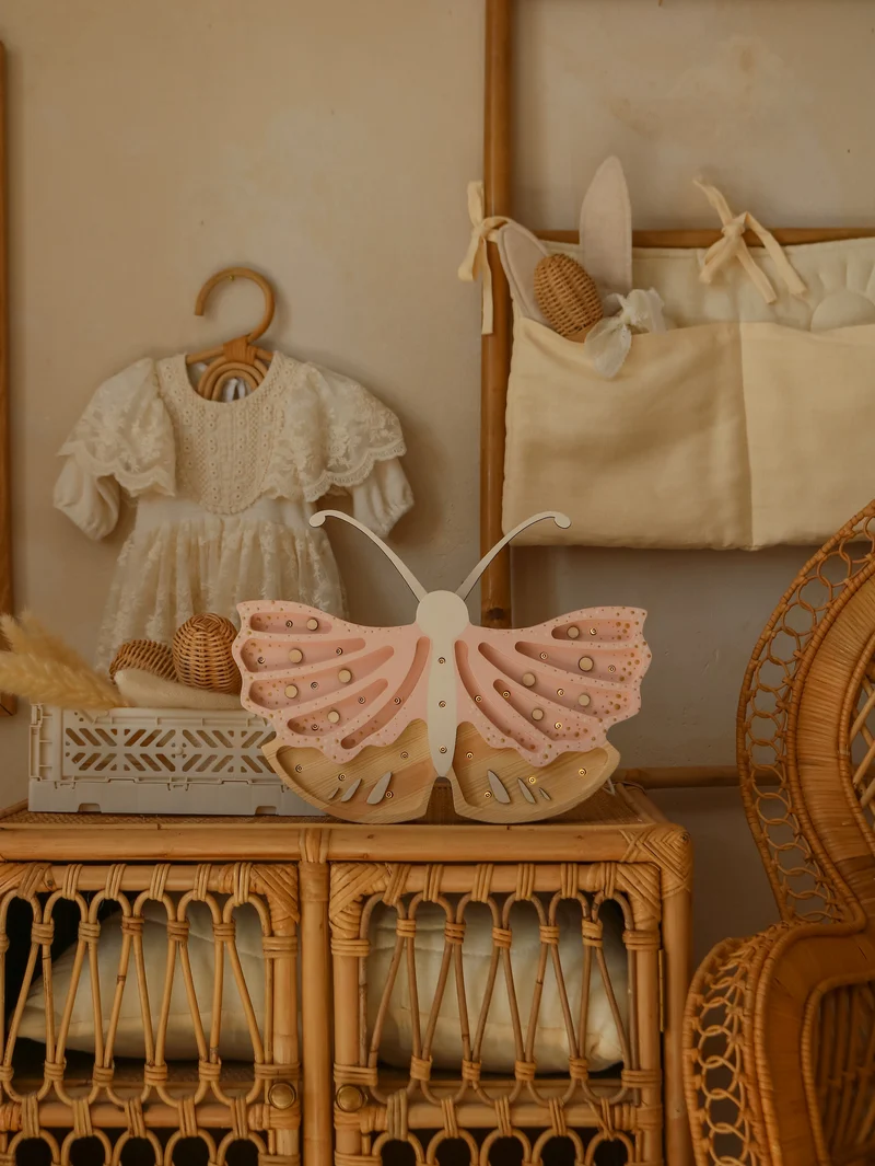 Little Lights Butterfly Night Light | Strawberry Cream
