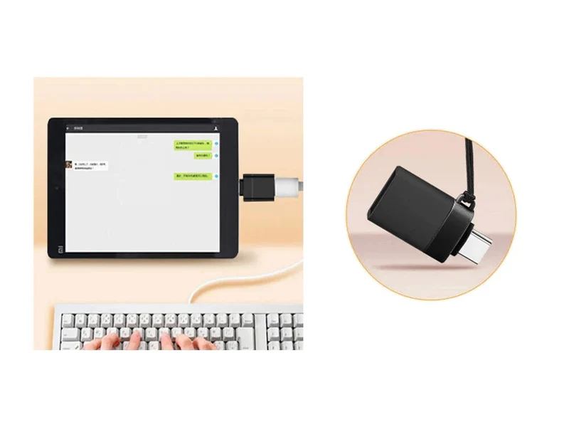 USB-C Adapter 2er Set – USB-C auf USB-A 3.0 & USB-A auf USB-C Konverter für Daten und Laden