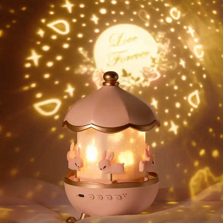 Veilleuse carrousel rotatif - DreamSpin