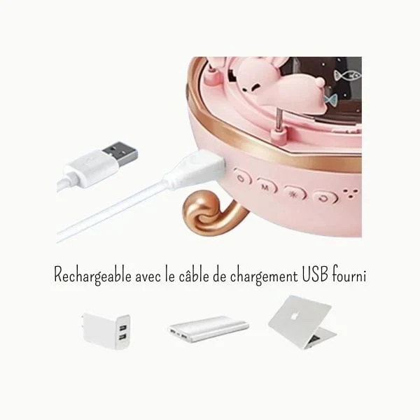 Veilleuse carrousel rotatif - DreamSpin