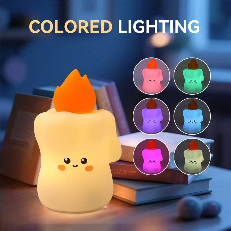 Veilleuse bougie multicolore - ColorLight