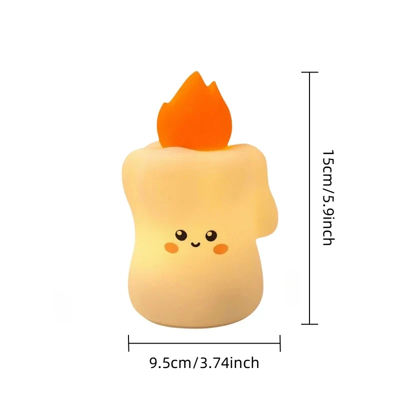 Veilleuse bougie multicolore - ColorLight