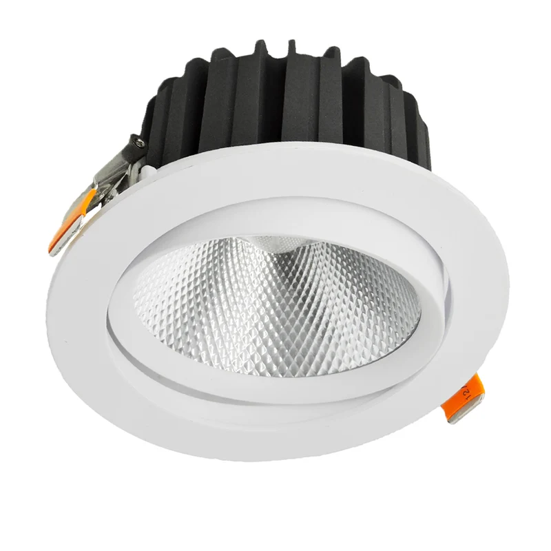 DOT-90K LED-Einbaudownlight – schwenkbar, 75 mm Deckenausschnitt
