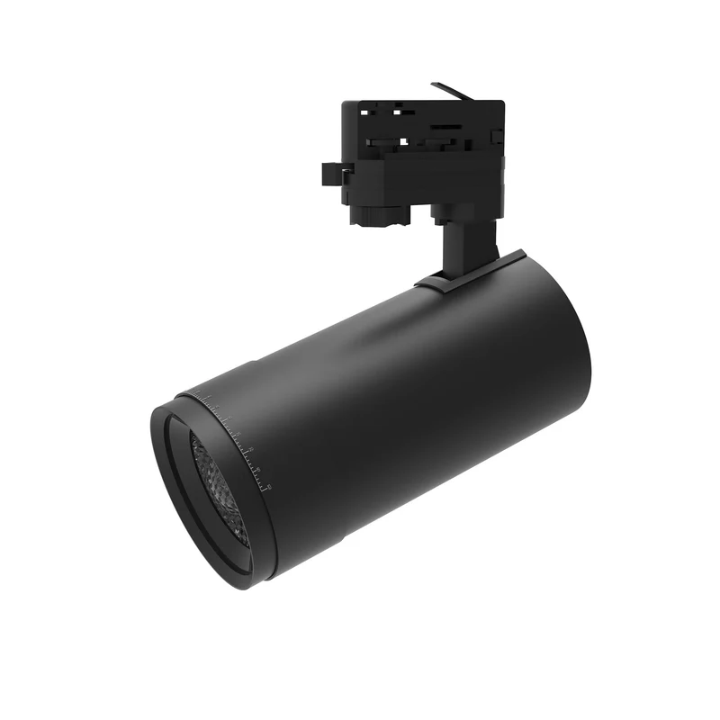 ZOOM LED-Stromschienenstrahler schwarz – Zoomoptik 10°–60°