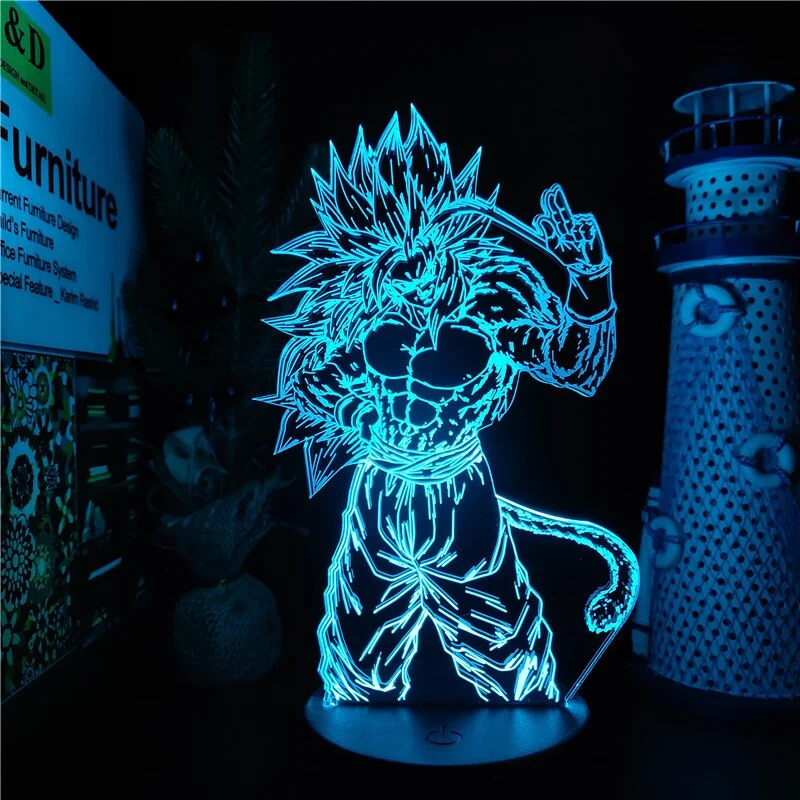 Dragon Ball Z Son Goku Anime Lampe