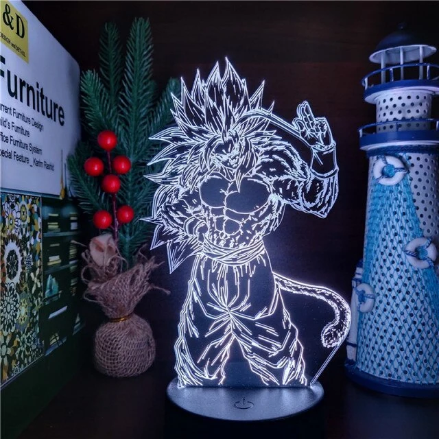 Dragon Ball Z Son Goku Anime Lampe