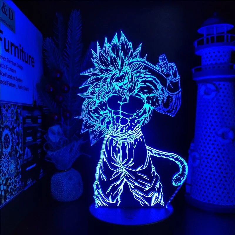 Dragon Ball Z Son Goku Anime Lampe