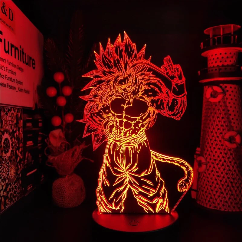 Dragon Ball Z Son Goku Anime Lampe