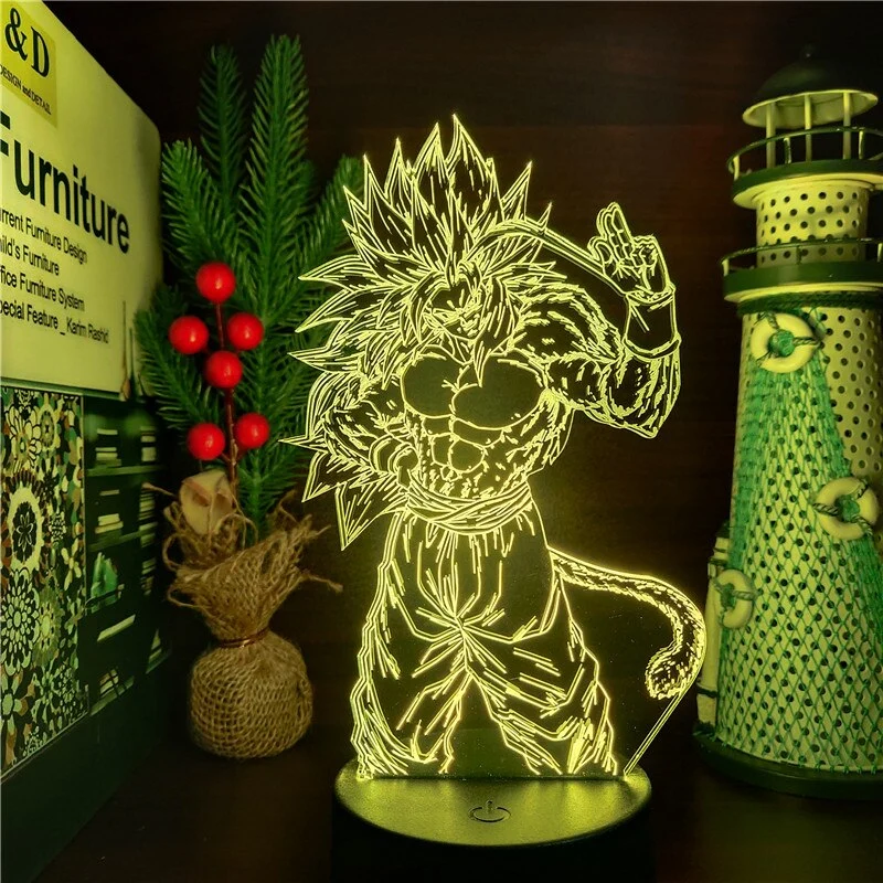 Dragon Ball Z Son Goku Anime Lampe