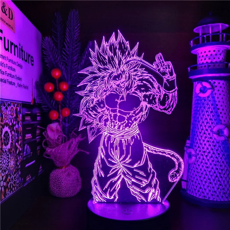 Dragon Ball Z Son Goku Anime Lampe