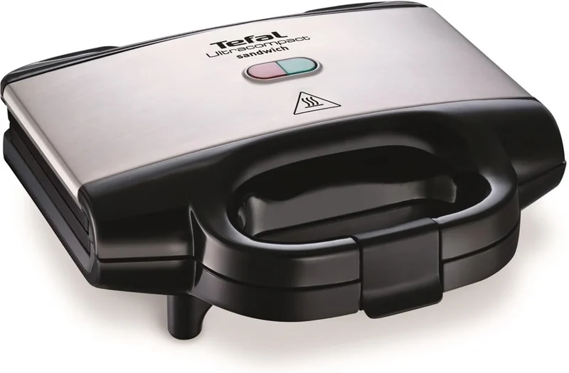 Tefal Sandwichmaker mit Antihaft-Platten – Sandwichtoaster für Dreieck-Toasts mit Kontrollleuchte
