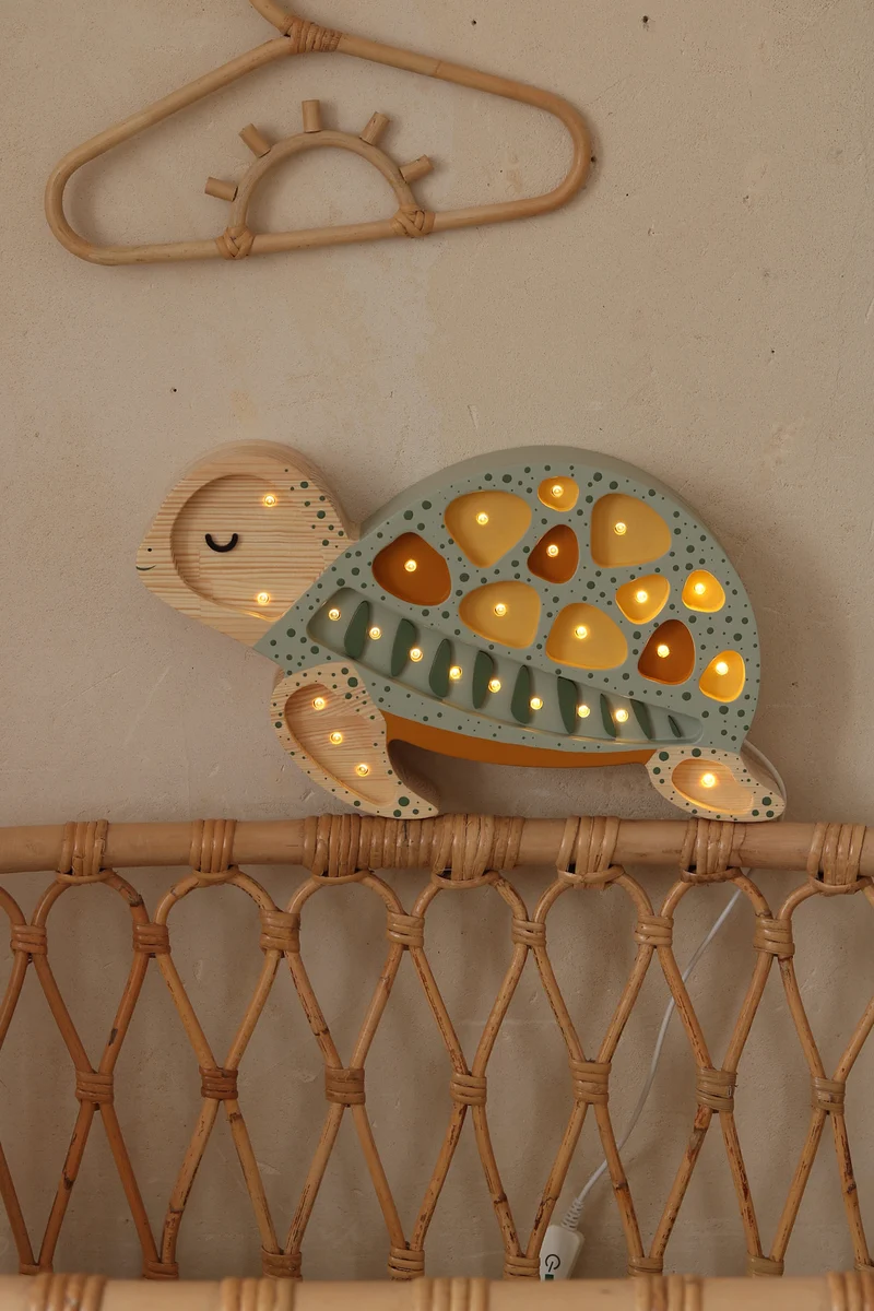 Little Lights Turtle Night Light | Galapagos Sage