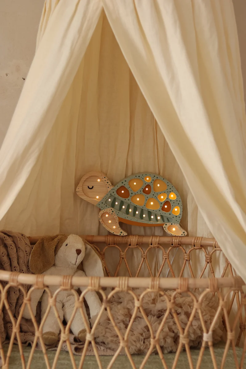 Little Lights Turtle Night Light | Galapagos Sage