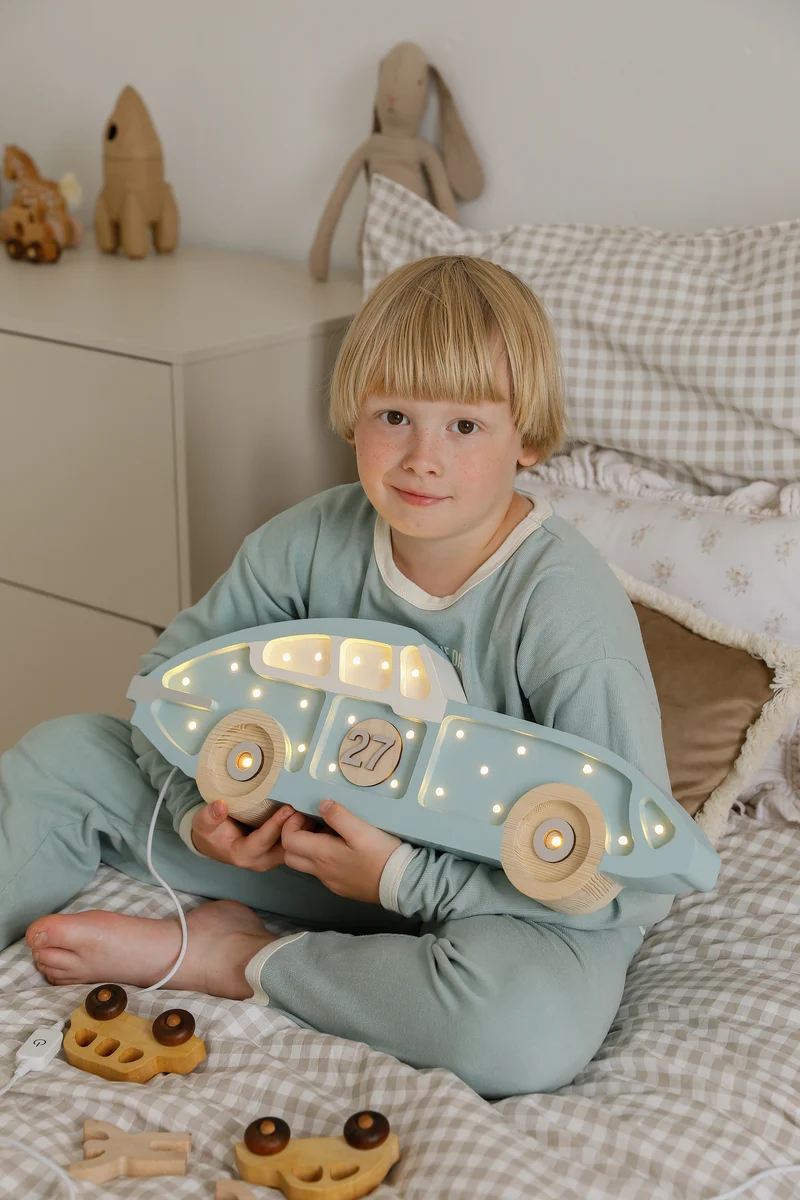 Little Lights Race Car Night Light | Retroblue