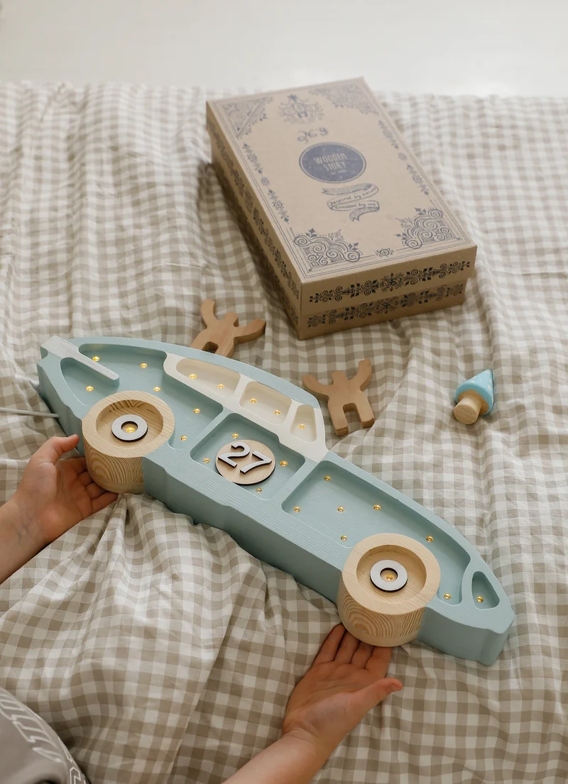 Little Lights Race Car Night Light | Retroblue