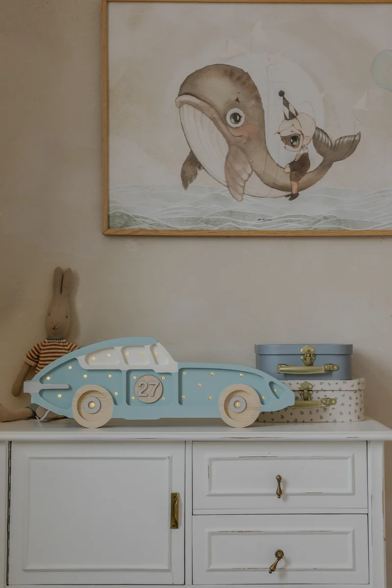 Little Lights Race Car Night Light | Retroblue