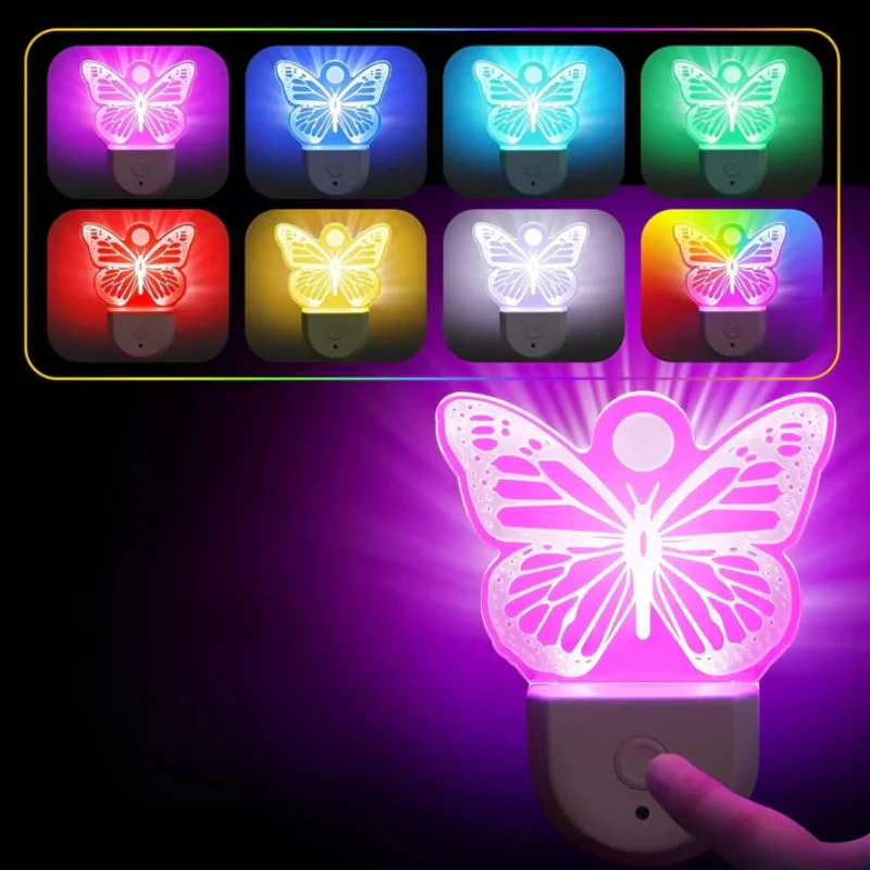 Veilleuse multicolore sur prise - RainbowLight