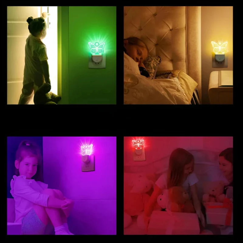 Veilleuse multicolore sur prise - RainbowLight
