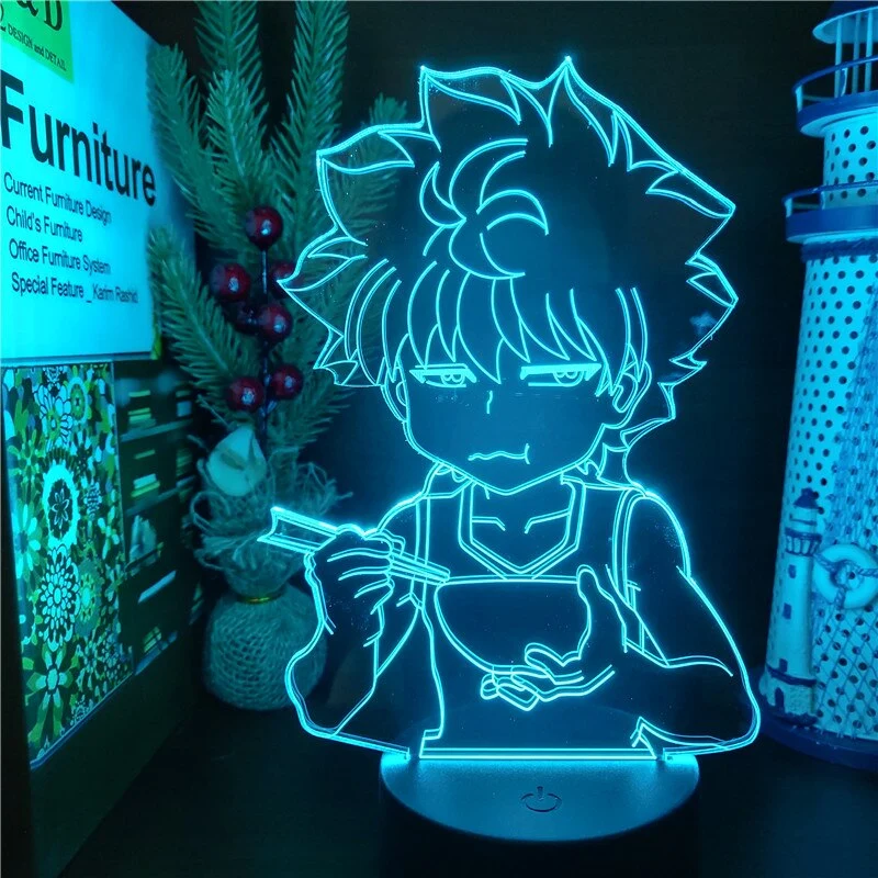 Hunter X Hunter Killua Zoldyck 3D Nachtlampe