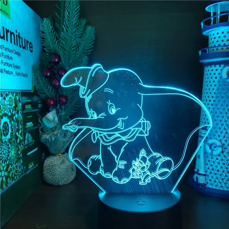 Dumbo 3D Nachtlicht