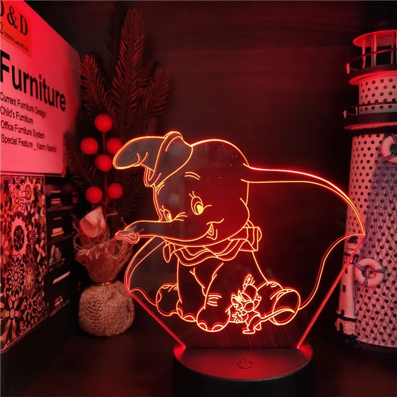 Dumbo 3D Nachtlicht