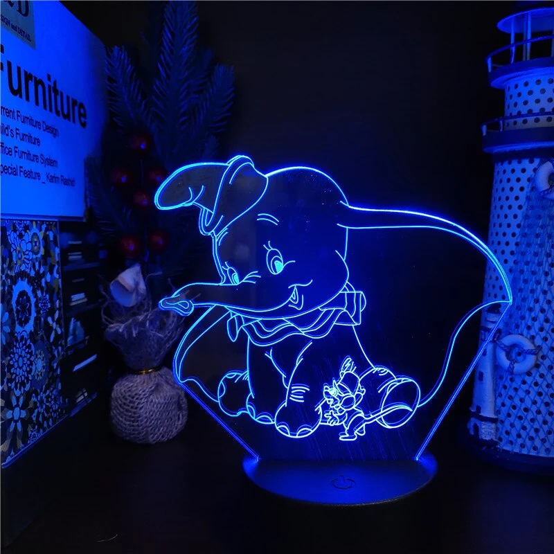 Dumbo 3D Nachtlicht