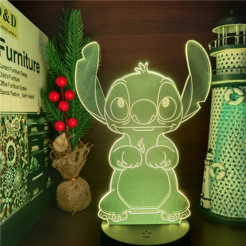 Stitch 3D Nachlicht mit Farbwechsel