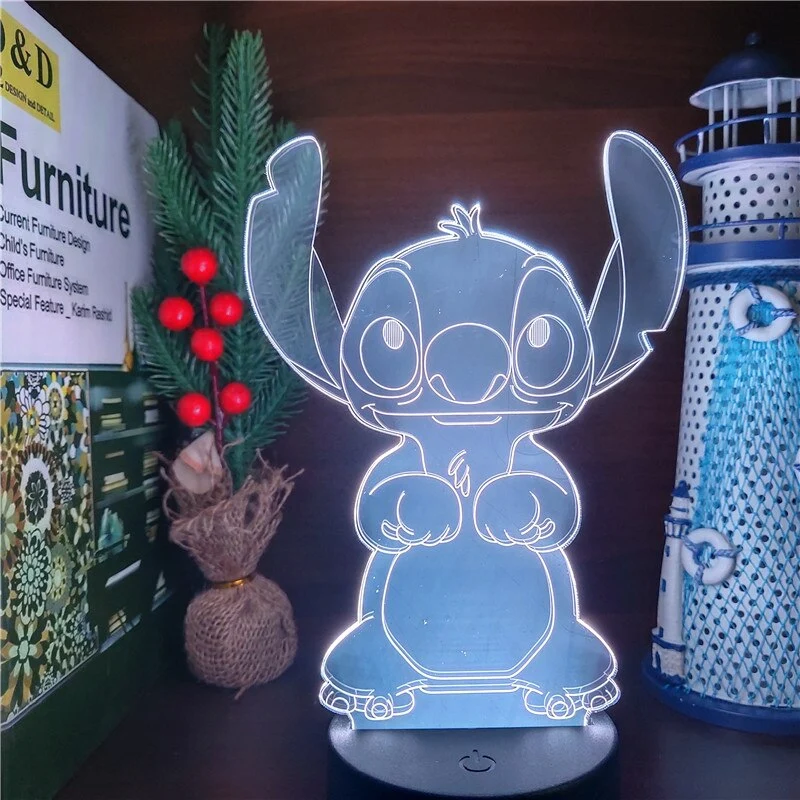 Stitch 3D Nachlicht mit Farbwechsel