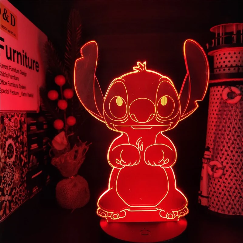 Stitch 3D Nachlicht mit Farbwechsel